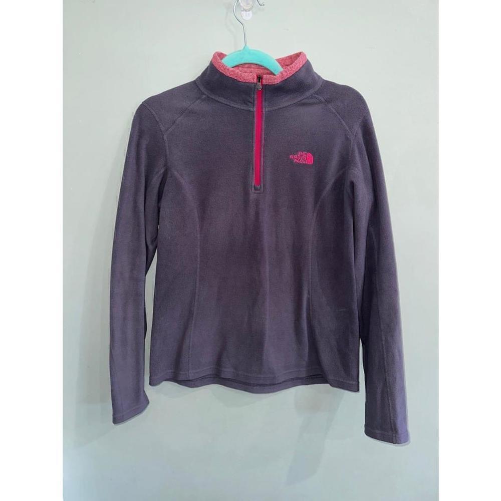 The North Face women’s polar tech fleece half zip pullover size small
